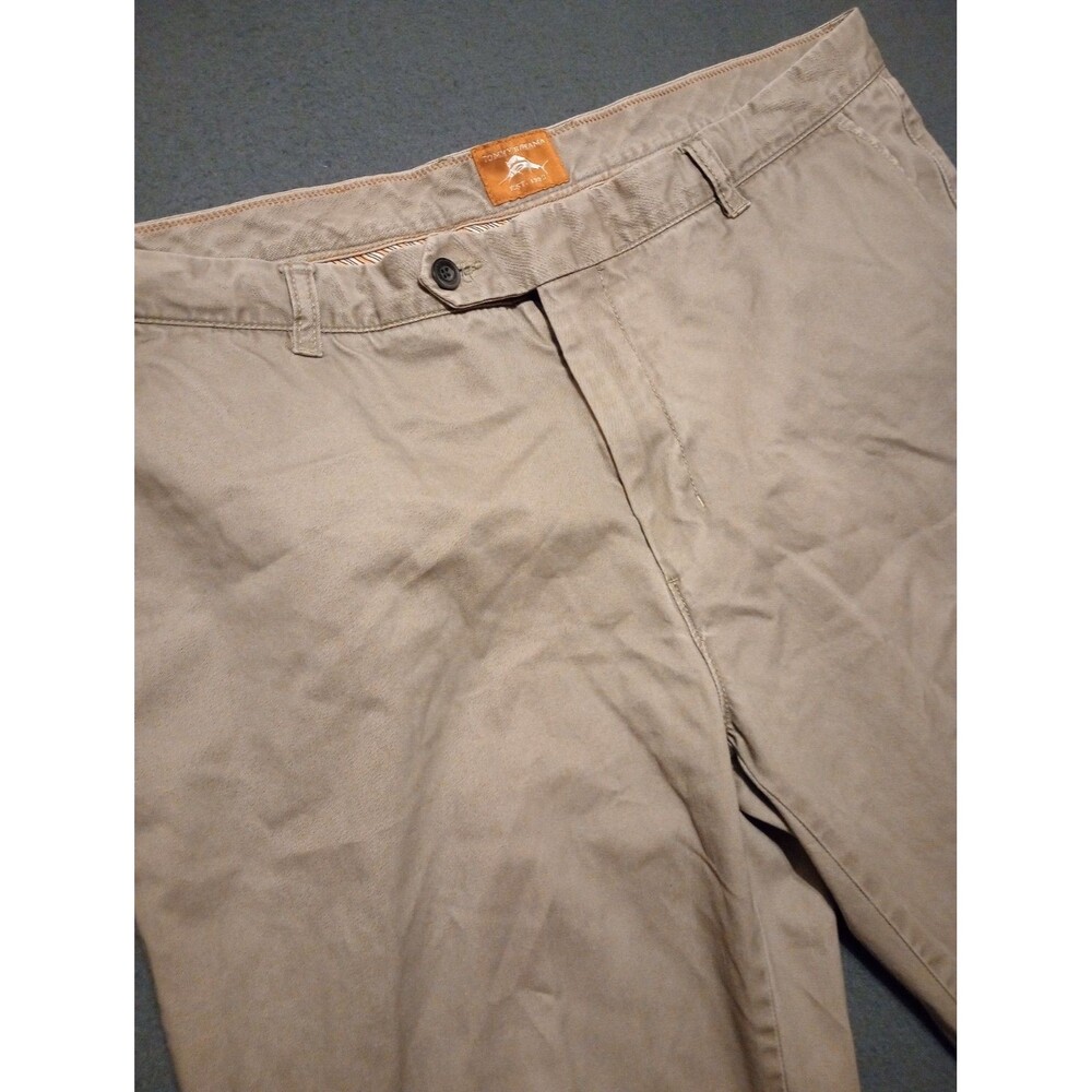 TOMMY BAHAMA - Men's Beige 5-Pocket Chino Cotton Stretch Pants - Size 38x30 Pima